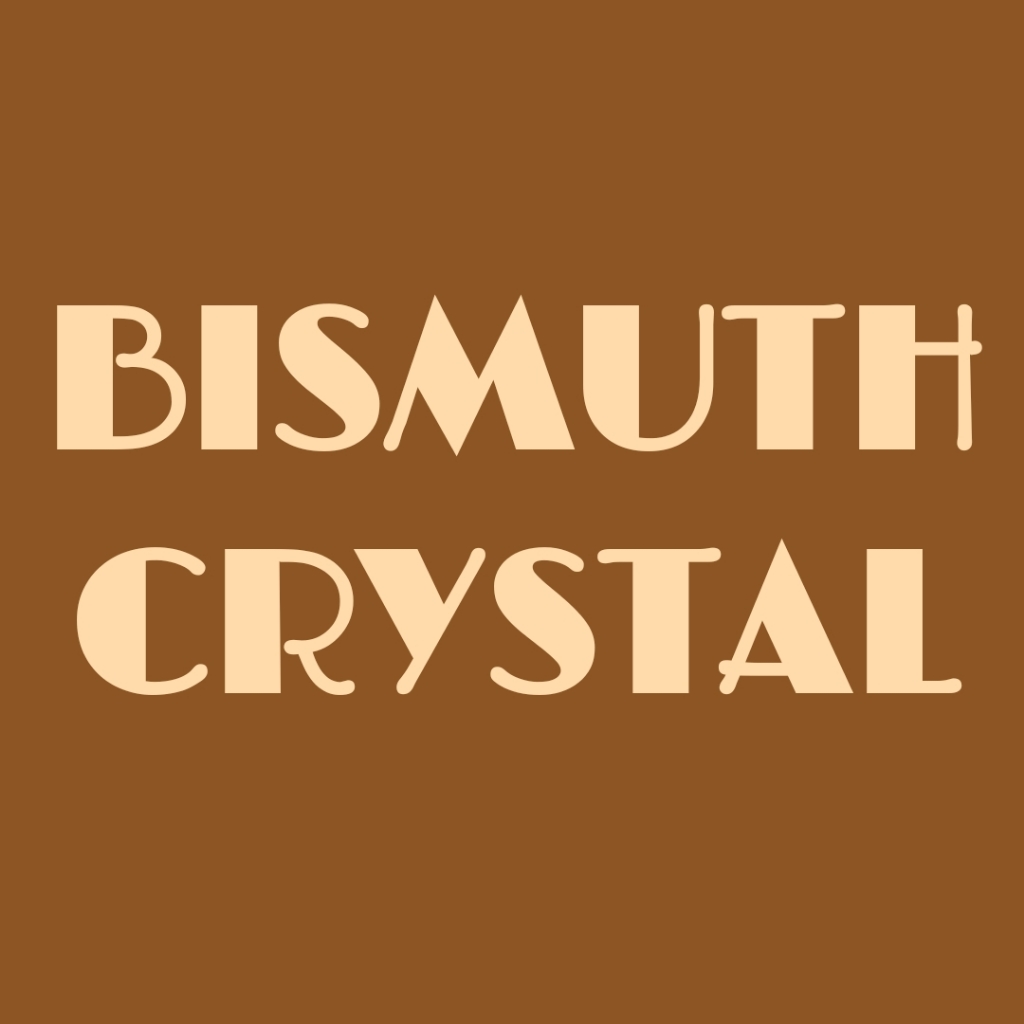 Rainbow Bismuth Crystal